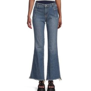 Free People Izzy Low Rise Flare Women's Jeans in The West Size 28 NWT
